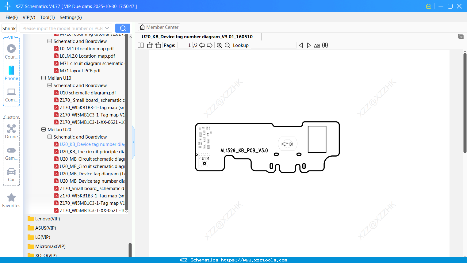 Meizu U20_KB_Device Tag Number Diagram_V3.01_160510